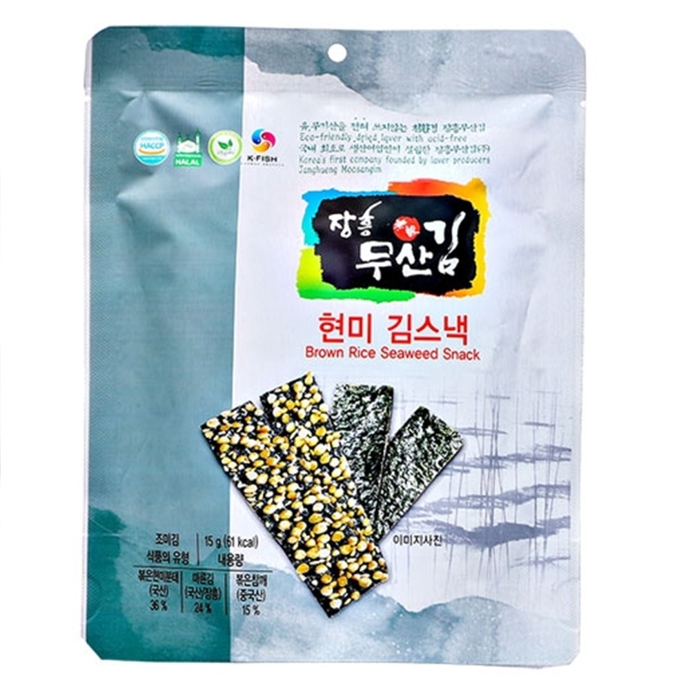 김스낵 / 착한김 장흥무산김 김스낵 - 땅콩 현미 매운맛 김스낵 선택